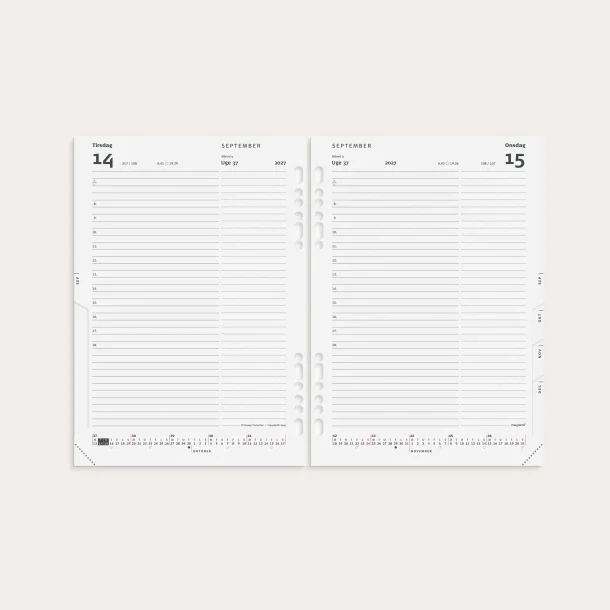 Mayland | System dagkalender | A5 | REFILL | 2027 |