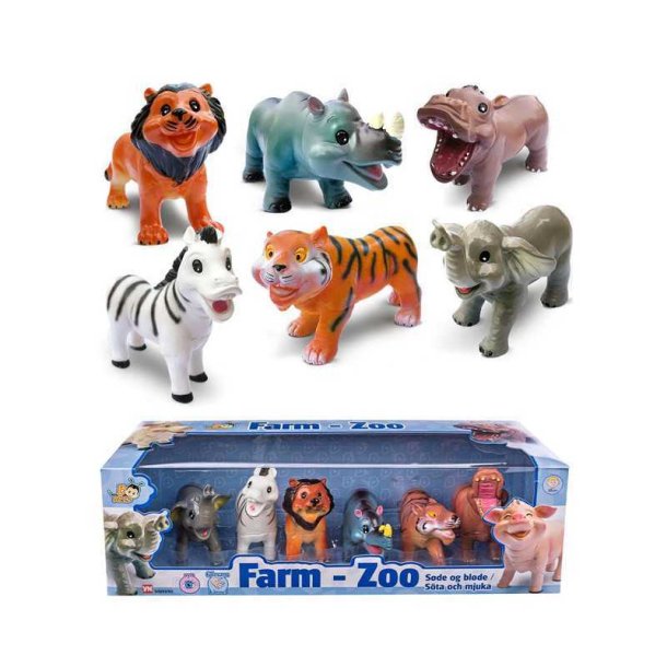 B Beez | Soft Vilddyr | 6 stk