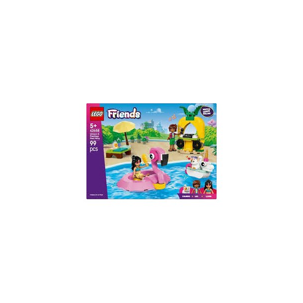 Lego Friends | 42658 | Poolparty med enhj�rning og flamingo