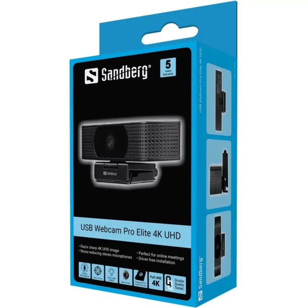 Sandberg USB Webcam Pro Elite 4K UH