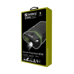 20.100 mAh Survivor PowerBank , Black