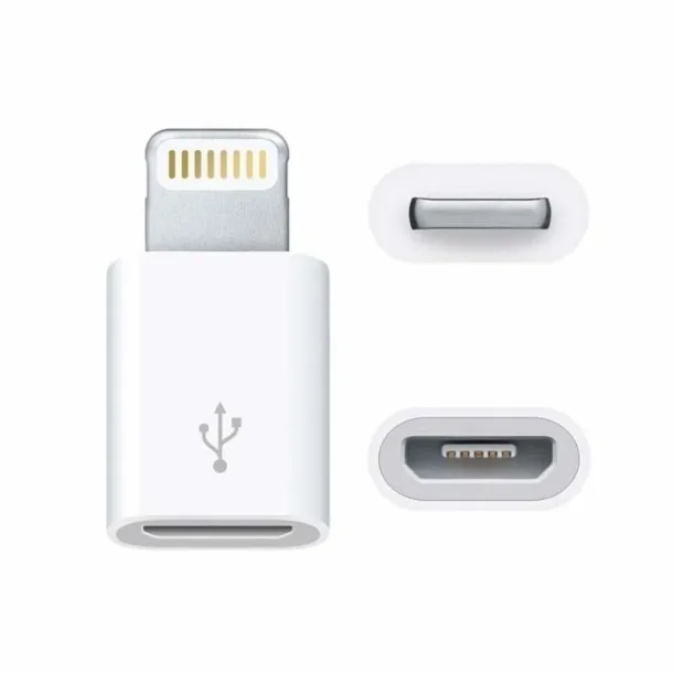 MicroUSB to lightning adapter