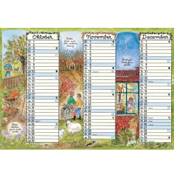 Plakatforlaget Gigantkalender | 2026 | 4 ark |