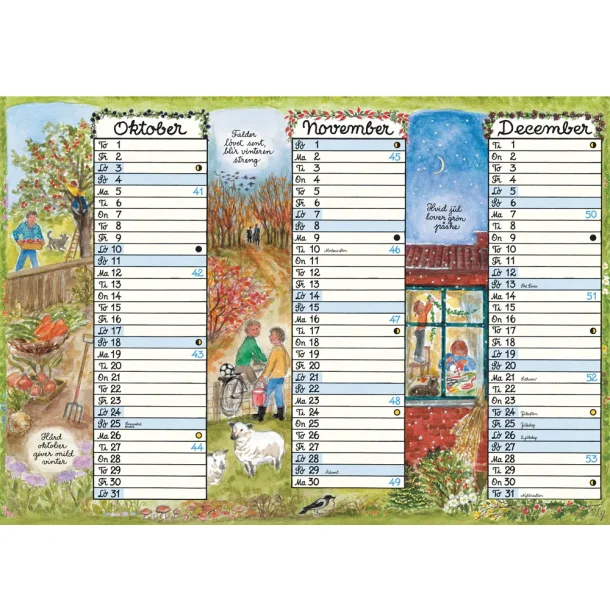 Plakatforlaget Gigantkalender | 2026 | 4 ark |