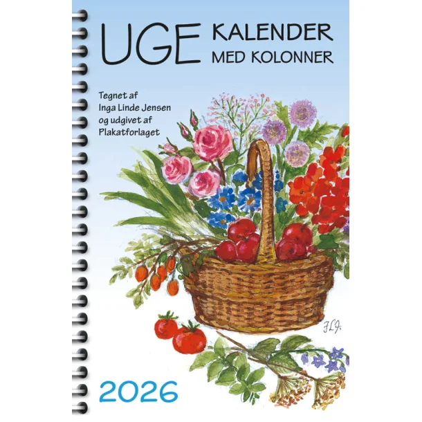 Plakatforlaget Ugekalender | m/ kolonner | 2026 |