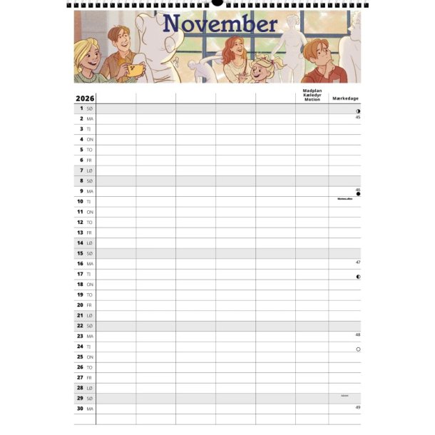FamilyPlan �rskalender - 5 personer | 2026 |