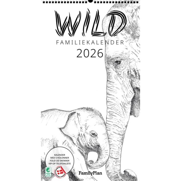 FamilyPlan 2026 Wild - 5 Personer