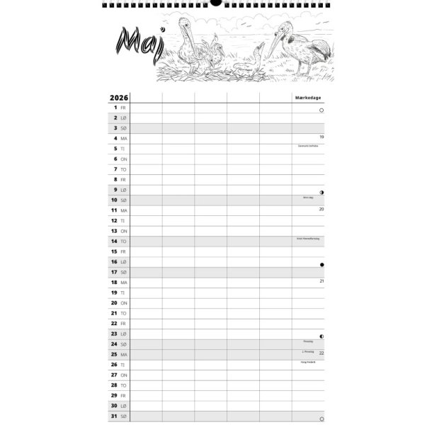 FamilyPlan 2026 Wild - 5 Personer