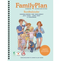 FamilyPlan Skole�rskalender 26/27 Bordkalender 