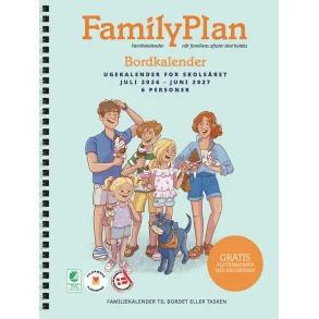 FamilyPlan Skole�rskalender 26/27 Bordkalender 