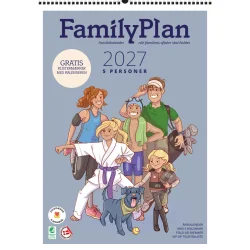 FamilyPlan | �rskalender 2027 | 5 personer | 