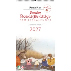 FamilyPlan | �rskalender 2027 | Danske bondeg�rdsdyr | 5 personer |