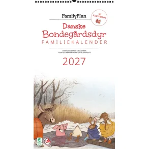 FamilyPlan | �rskalender 2027 | Danske bondeg�rdsdyr | 5 personer |