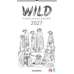 FamilyPlan �rskalender | 2027 | Wild | 5 personer |