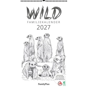 FamilyPlan �rskalender | 2027 | Wild | 5 personer |
