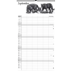 FamilyPlan �rskalender | 2027 | Wild | 5 personer |