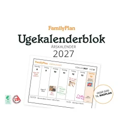 FamilyPlan Ugekalender 2027 - Blok