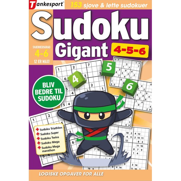 Sudoku GIGANT 4,5,6