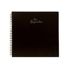 Konfirmationsscrapbog Sort | Sorte sider