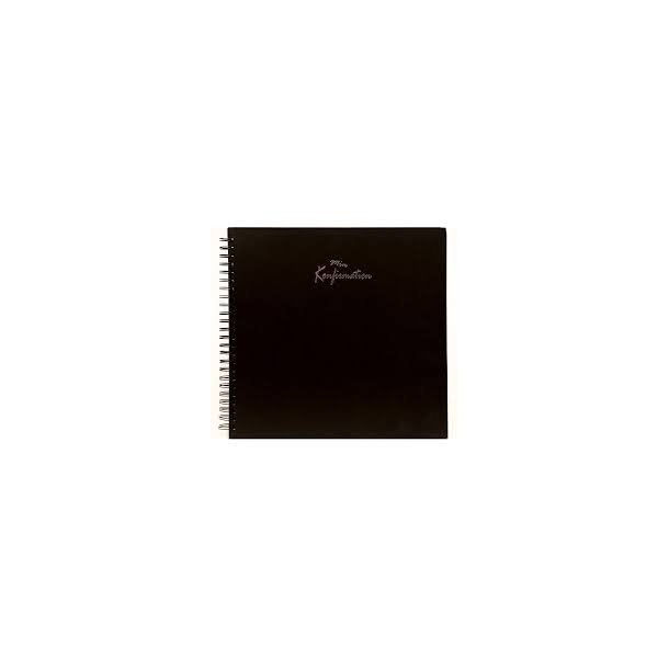 Konfirmationsscrapbog Sort | Hvide sider
