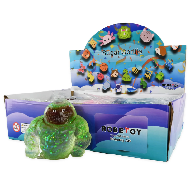 Squeeze Sugar Gorilla | 1 stk | Assorterede farver |