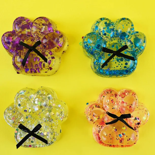 Squishy | Cat Paw | 55g | Glitter