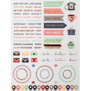 Calendar Stickers Pastel Pack 