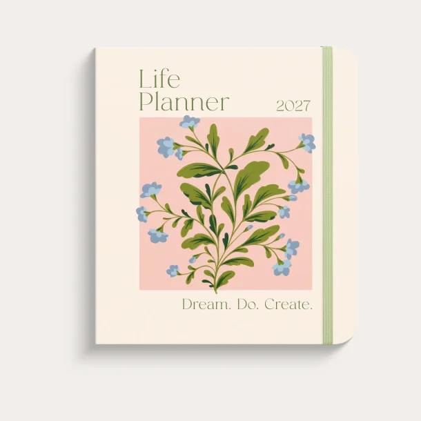 Mayland | Life planner | delicate flowers | 2027 |