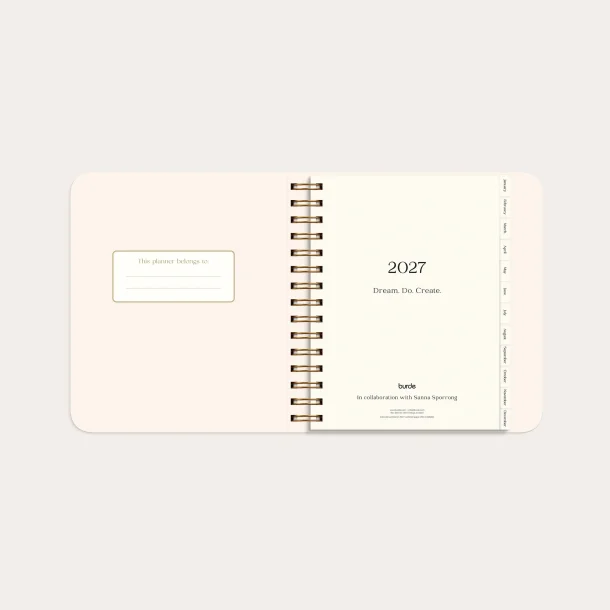 Mayland | Life planner | delicate flowers | 2027 |