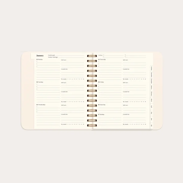 Mayland | Life planner | delicate flowers | 2027 |