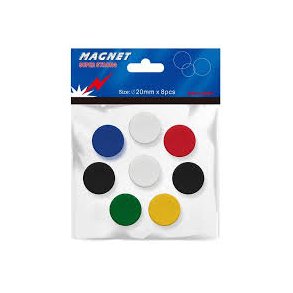 Magneter | 20mm | ass. farver (8)