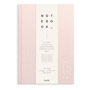 Notesbog Tekstil | Pink | A5