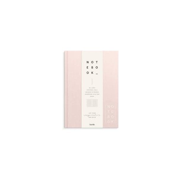 Notesbog Tekstil | Pink | A5