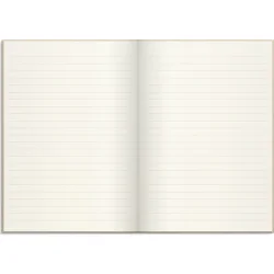 Notesbog Tekstil | Beige | A5