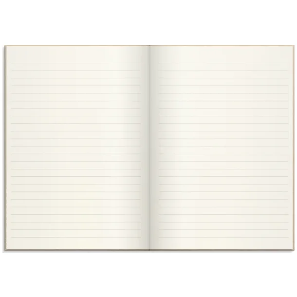 Notesbog Tekstil | Beige | A5