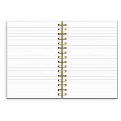 Notesbog | Bordeaux Blomster | A5