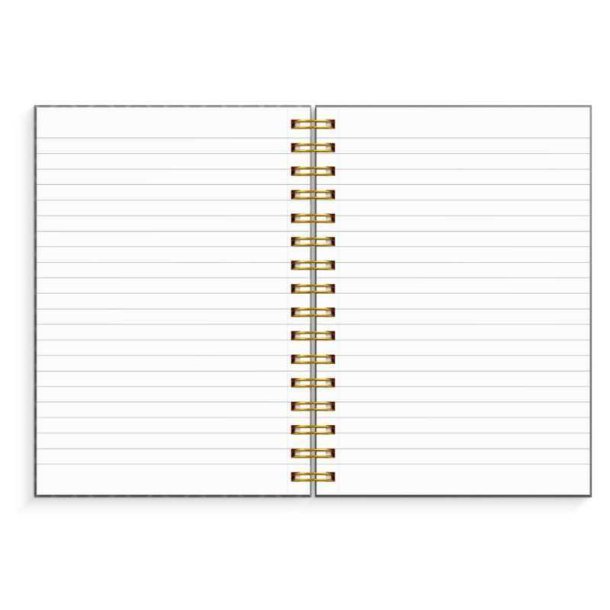 Notesbog | Bordeaux Blomster | A5