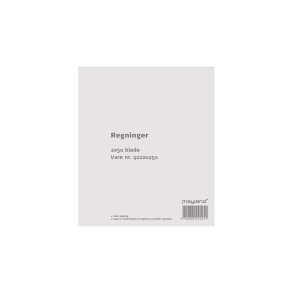 Regninger 2x50 blade | m. kopi |