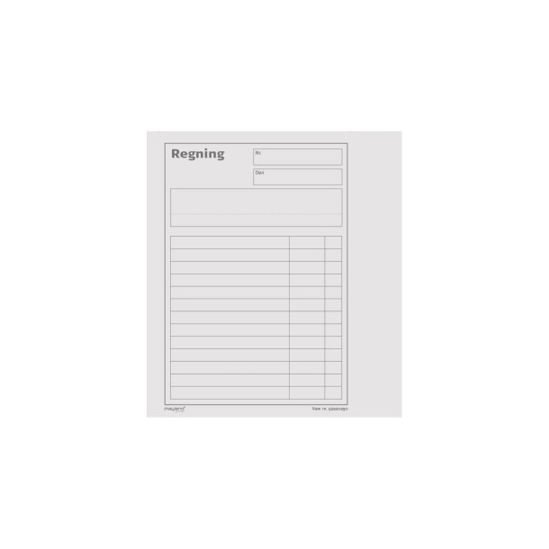 Regninger 2x50 blade | m. kopi |