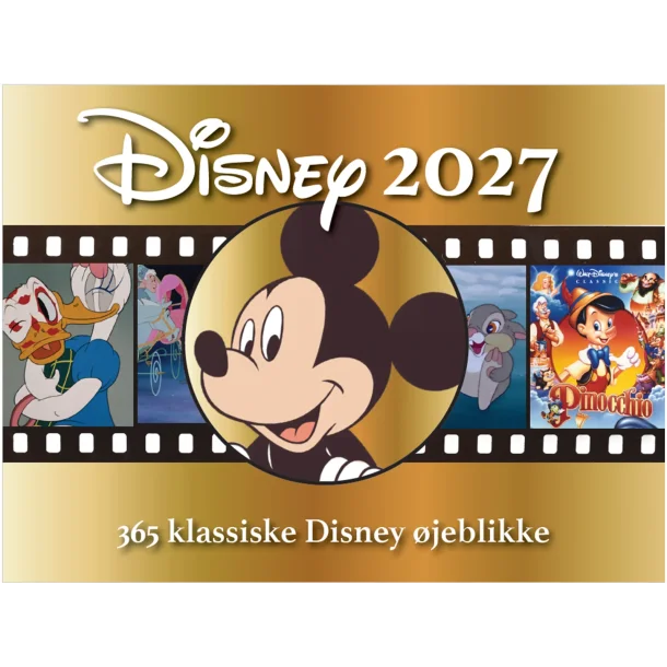 Disney kalender 2027 - 365 klassiske Disney-�jeblikke 