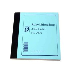 Rekvisitionsbog nr. 2070