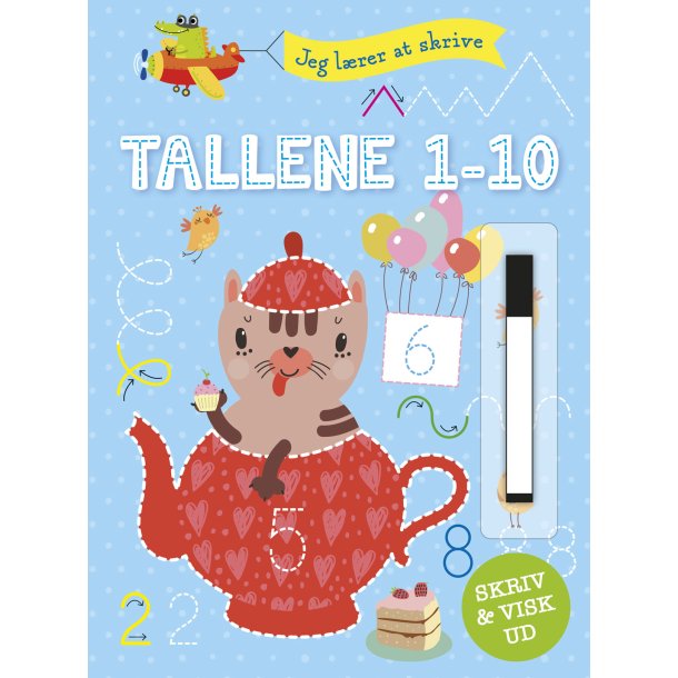 Jeg l�rer at skrive tallene 1-10