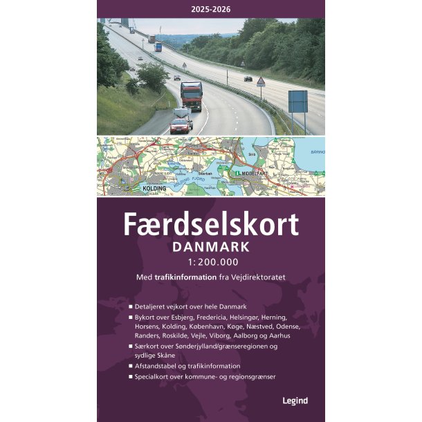 Frdselskort Danmark 2025-2026