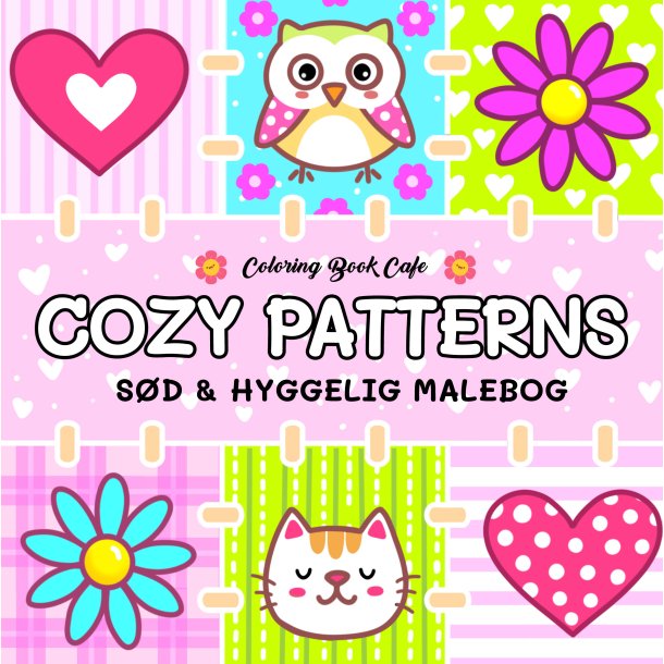Malebog: Cozy Pattern - Cozy Coloring