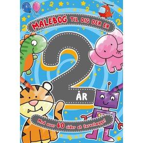 Malebog til dig der er 2 r