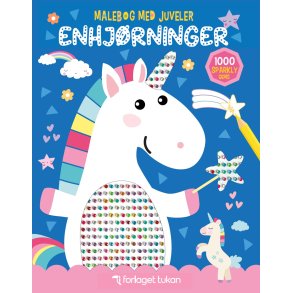 Malebog med juveler: Enhjrninger