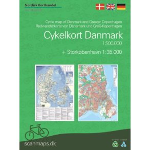 Cykelkort Danmark og Kbenhavn