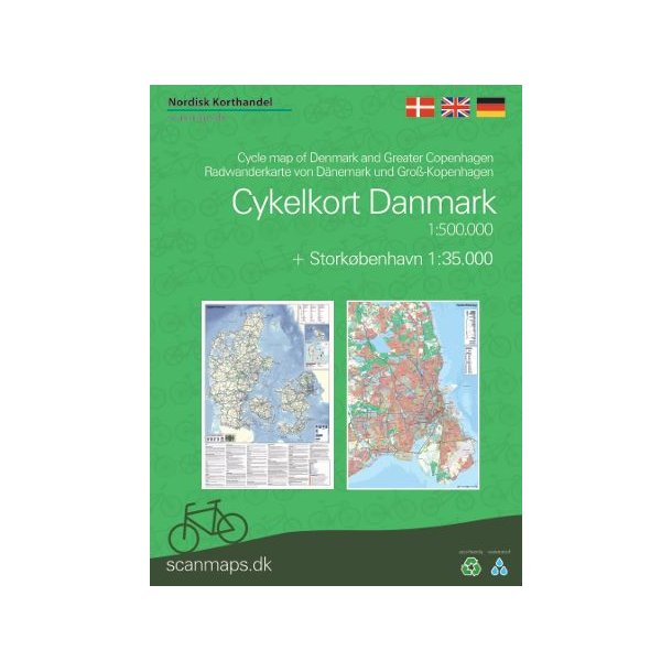 Cykelkort Danmark og Kbenhavn
