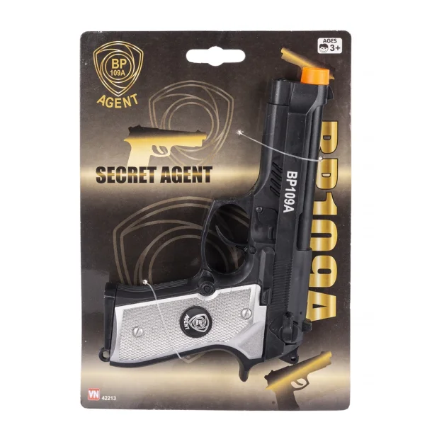 Agentpistol med lyd 