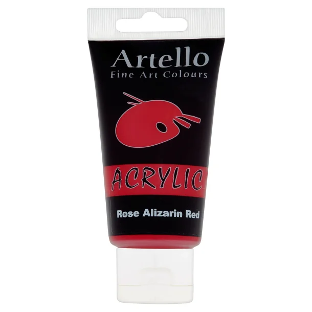 Artello acrylic 75 ml Rose Red